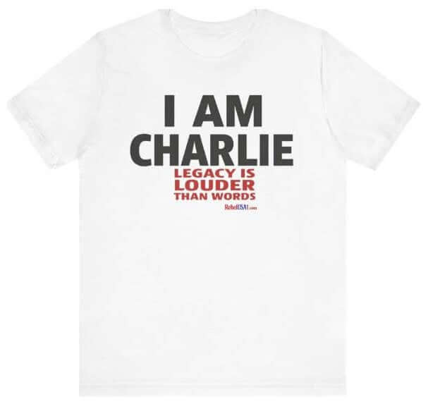 Patriotic Free Speech Shirt – I Am Charlie, Legacy Lives On